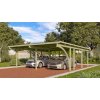 Drevený dvojitý prístrešok / carport ECO 2B Lanitplast