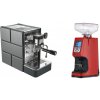 Stone Espresso Pure + Eureka Atom 60, ferrari red