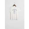 TRIČKO GANT SPORTSWEAR ARCH T-SHIRT WHITE