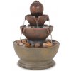 Interiérová fontána s pumpou, polyresin Hnědá 244287