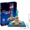 CubicFun 17C080 3D Puzzle Socha Slobody 39 dielikov