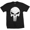 Marvel tričko Punisher Jagged Skull čierne