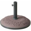 Kinekus Podstavec pod slnečník, RENESANCE, hnedý, 25kg, betón, GARDENKUS