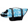 Plávacia reflexná vesta pre psa Flower / Modrá, 2XL