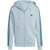 adidas Essentials Fleece 3-Stripes Full-Zip M sweatshirt IJ8932 (190704) Black M