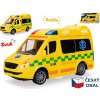 Mikro trading Auto ambulance na setrvačník - 21,5 cm - se světlem a zvukem