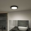 Paulmann Tega stropné LED svetlo IP44 CCT čierna - 71086