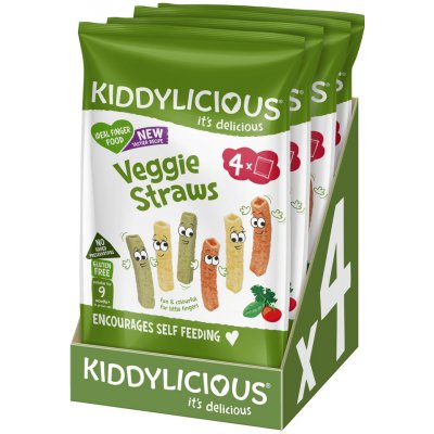 Kiddylicious Kiddylicious tyčinky zeleninové multipack 4 x 12g