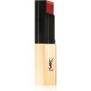 Yves Saint Laurent Rouge Pur Couture The Slim tenký zmatňujúci rúž s koženým efektom odtieň 9 Red Enigma 2.2 g