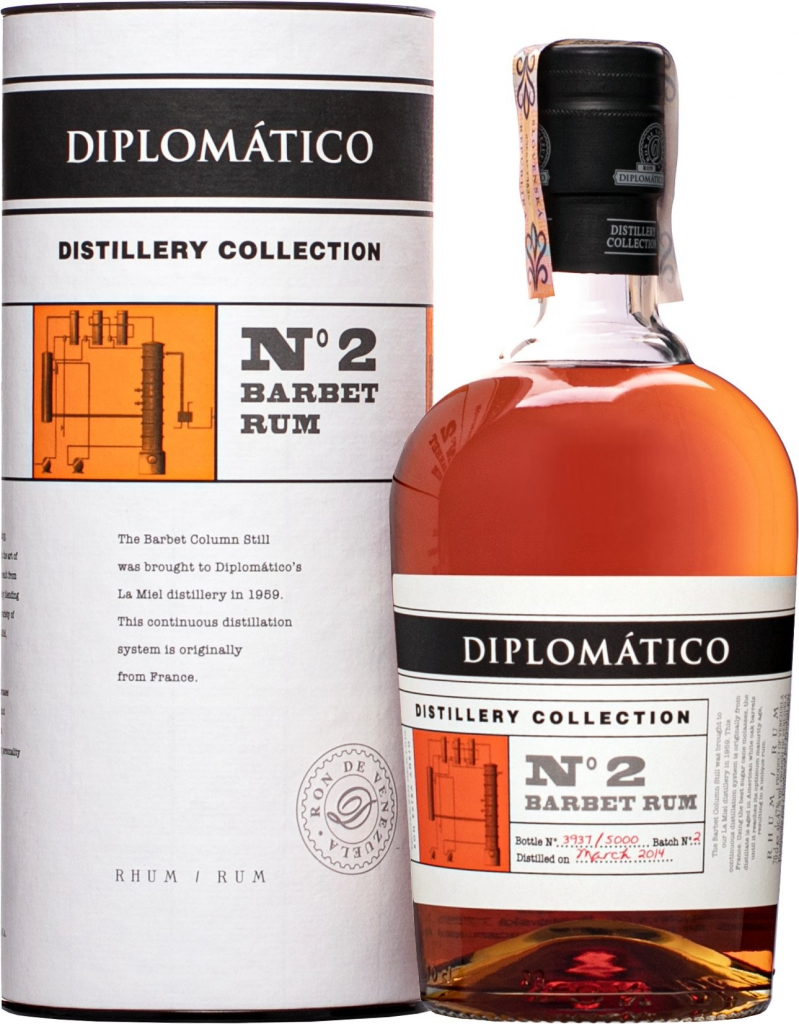 Diplomático Distillery Collection No. 2 Barbet Column 47% 0,7 l (tuba)