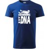 Swimming is in my DNA - Tričko extra veľké (5-8XL) - 5XL ( Kráľovská modrá )