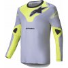 ALPINESTARS dres RACER VEIL, ALPINESTARS (šedá/žlutá fluo) 2025 - M