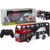 LeanToys Dvoupatrový autobus s dálkovým ovládáním a světly