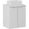 Súprava skrinka Comad Nova White NOVA WHITE 82-50-2D, umývadlo Comad Gaja UN-GAJA35-SW 78570A(35), NOVA WHITE 89-50