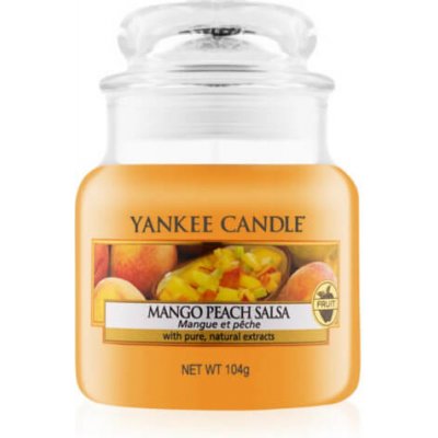 Yankee Candle Vonná sviečka Classic malá Mango Peach Salsa 104 g