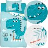 Detexpol obliečky Dino blue 100 x 135 , 40 x 60 cm