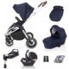 SET kočárek Move+ korba+adaptéry+autosedačka+báze, Sky Blue/Silver