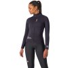 Castelli DO.DI.CI W Jacket, Light black Veľkosť: M Dámska cyklo bunda vhodná pre intenzívnejšie jazdy a tréningy