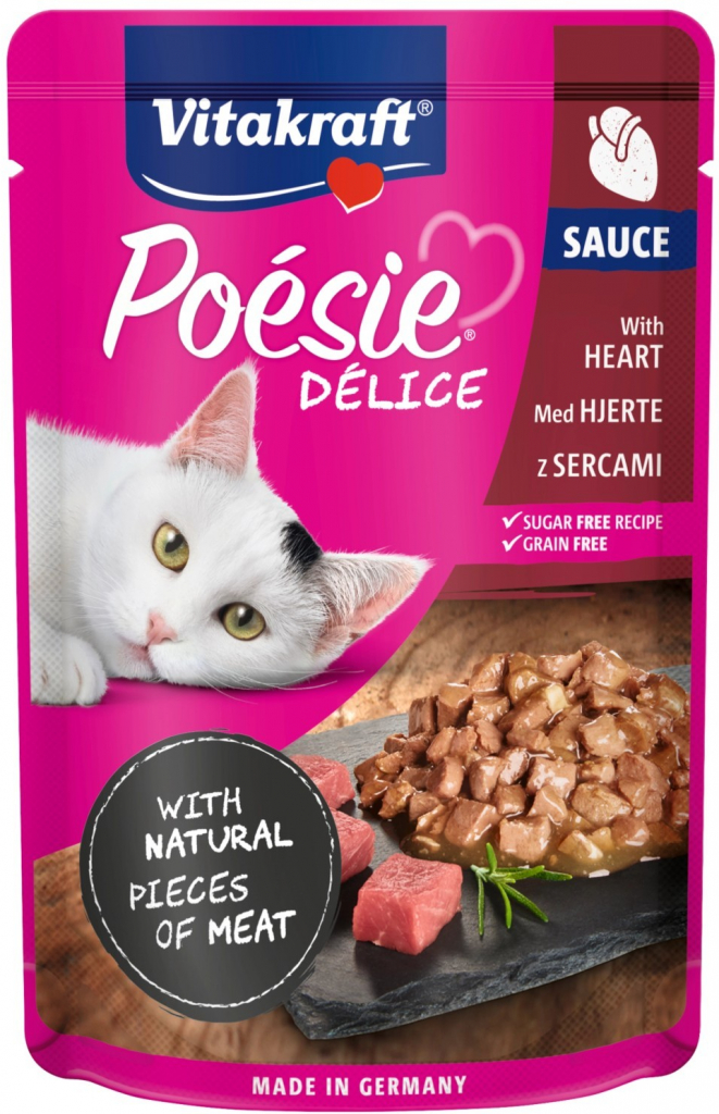 Vitakraft Poésie Délice so srdcom 85 g