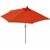 Garden-Shop Slnečník polkruh Parla - polyester/hliník - 300cm terakota bez podstavca