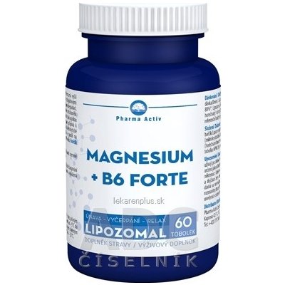 Pharma Activ Lipozomal MAGNESIUM + B6 FORTE cps 1x60 ks