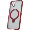 Plastové puzdro na Apple iPhone 14 Pro Max Mag Ring červené