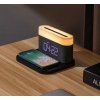 MOYE AURORA LAMP WITH CLOCK AND WIRELESS CHARGER