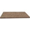 TOPTRADE povrch náhradný, plsť hnedá, 250 x 130 x 10 mm, profi