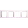 Legrand VALENA LIFE rám 4x (754034) biely/chrom