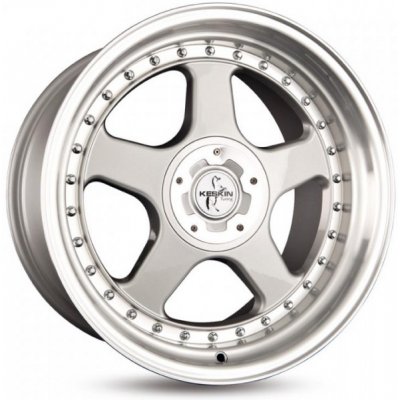 Keskin KT1 10x18 5x100 ET25 silver lip polished