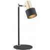Argon | Argon 4257 - Stolná lampa DORIA 1xE27/15W/230V čierna/mosadz | AR4257