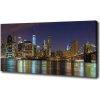 Foto-obraz canvas do obývačky Manhattan noc 100x50 cm
