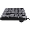HAMA klávesnice KC-500/ drátová/ utlumená tlačítka/ USB/ CZ+SK/ černá