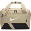 Športová taška Nike BRASILIA XS DUFF - 9.5 béžová,čierna,biela