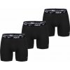 Pánske boxerky Nike, E-DAY COTTON STRETCH BOXER BRIEF LONG 3PK čierna,biela S
