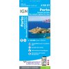 mapa Porto, Calanche de Piana 1:25 t. (Korsika)