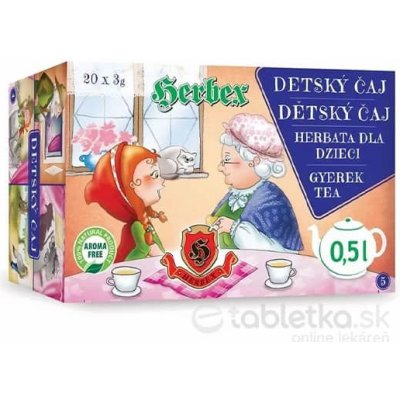HERBEX DETSKÝ ČAJ rozprávkový bylinný čaj 20x3 g
