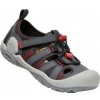 KEEN KNOTCH CREEK JR magnet/red cerpet US 1 / EU 33,0 / UK 13 / 20 cm; Šedá sandály