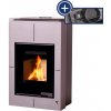 HS FLAMINGO krbová kamna AQUAFLAM VARIO SAPORO 11/5 kW - šedá - elektronická regulace