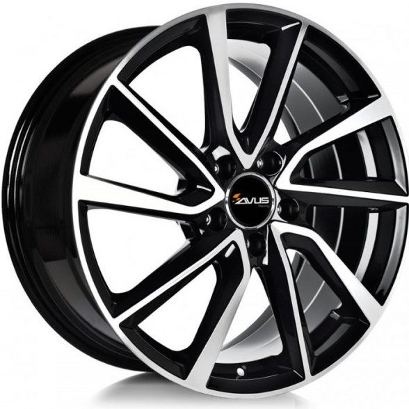 AVUS AC-518 7,5x17 5x114,3 ET40 black polished