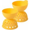 Oxo Forma na stratené vajcia GOOD GRIPS 2 ks, žltá, silikónová