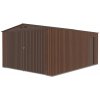 Hardmaister záhradný domček Kingston 380 x 480 cm, hnedý, NOVINKA