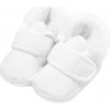 Dojčenské zimné semiškové capačky ku krstu New Baby 3-6 m chlapec Biela 3- 6 m