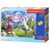 Castorland Puzzle Môj priateľ jednorožec 180 dielikov