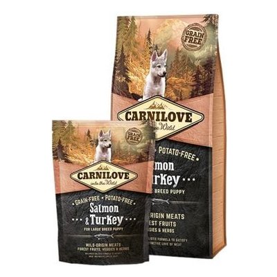 CARNILOVE - Salmon & Turkey for Large Breed Puppy 12kg