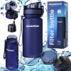 Filtračná fľaša Aquaphor City 0,35 l, modrá