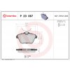 Sada brzdových platničiek, vždy 4 kusy v sade BREMBO P 23 067 (P23067)