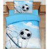 3D obliečky Polycotton Futbalová lopta 200x140cm+90x70cm TiaHome