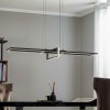 Trio Lighting Závesné LED svietidlo Salinas 3 000 K matná čierna - 320310332