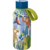 Quokka Nerezová termofľaša Solid Kids s pútkom Jungle 330 ml 17x6 modrá